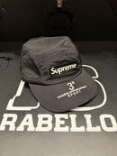 Boné Supreme Mesh Side Panel Camp Preto - Pronta Entrega