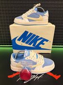 Tênis Nike Air Jordan 1 Low Travis Scott "UNC Blue" - Pronta Entrega