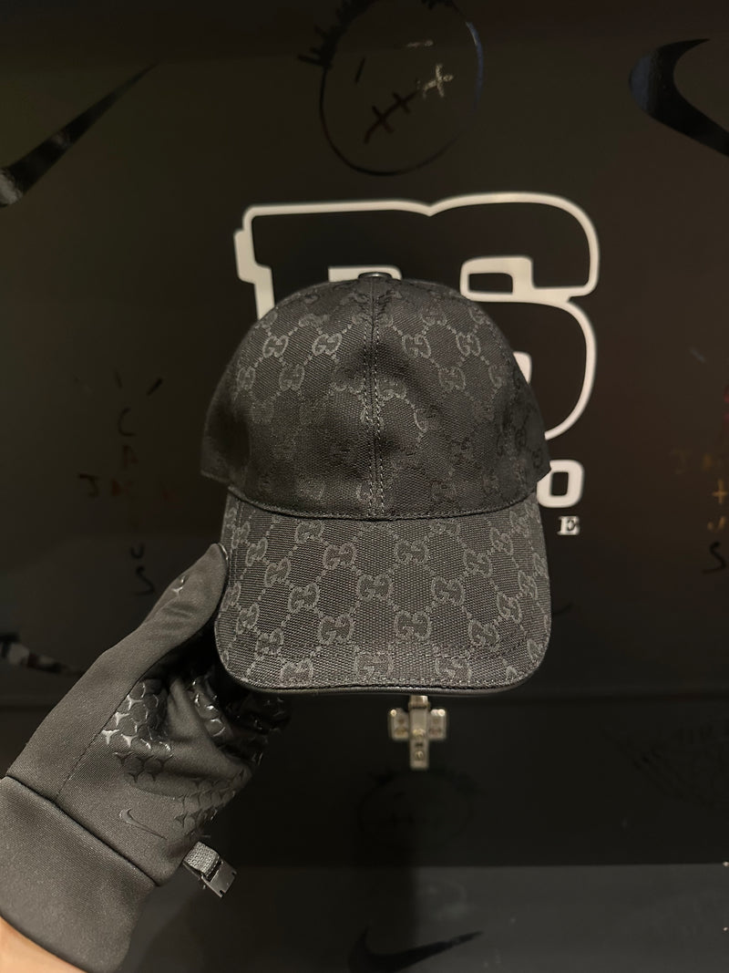 Boné Gucci Black Aba Curva - Pronta Entrega