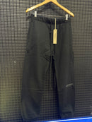 Calça Moletom Essentials Black Logo Black - Pronta Entrega