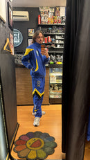 Conjunto Tracksuit Jordan Brasil Azul Amarelo 2026/27 - Pronta Entrega