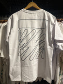 Camiseta OFF WHITE BackPrint Branca - Pronta Entrega