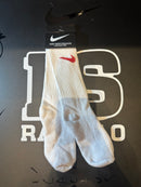 Meia Nike Sport Cano Alto Swoosh vermelho Branco - Pronta Entrega