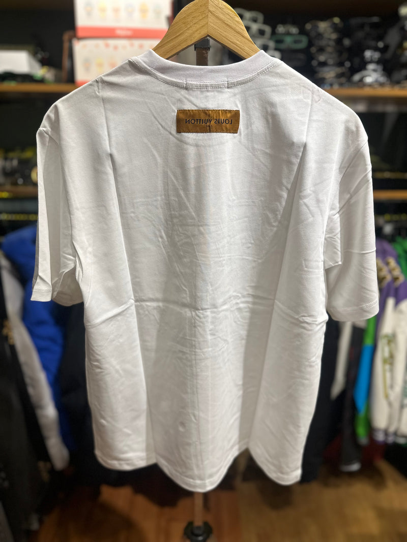 Camiseta Louis Vuitton Branca AirPlane - Pronta Entrega