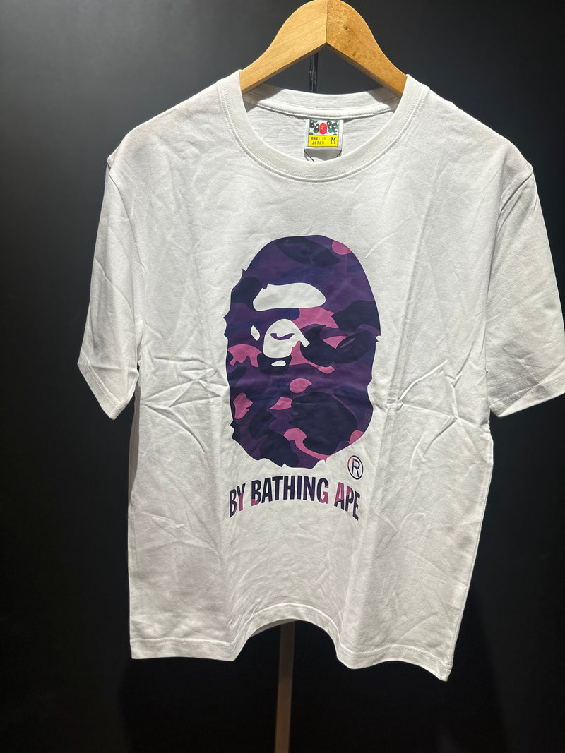 Camiseta BAPE Color Camo By Bathing Ape Tee Branca - Pronta Entregar