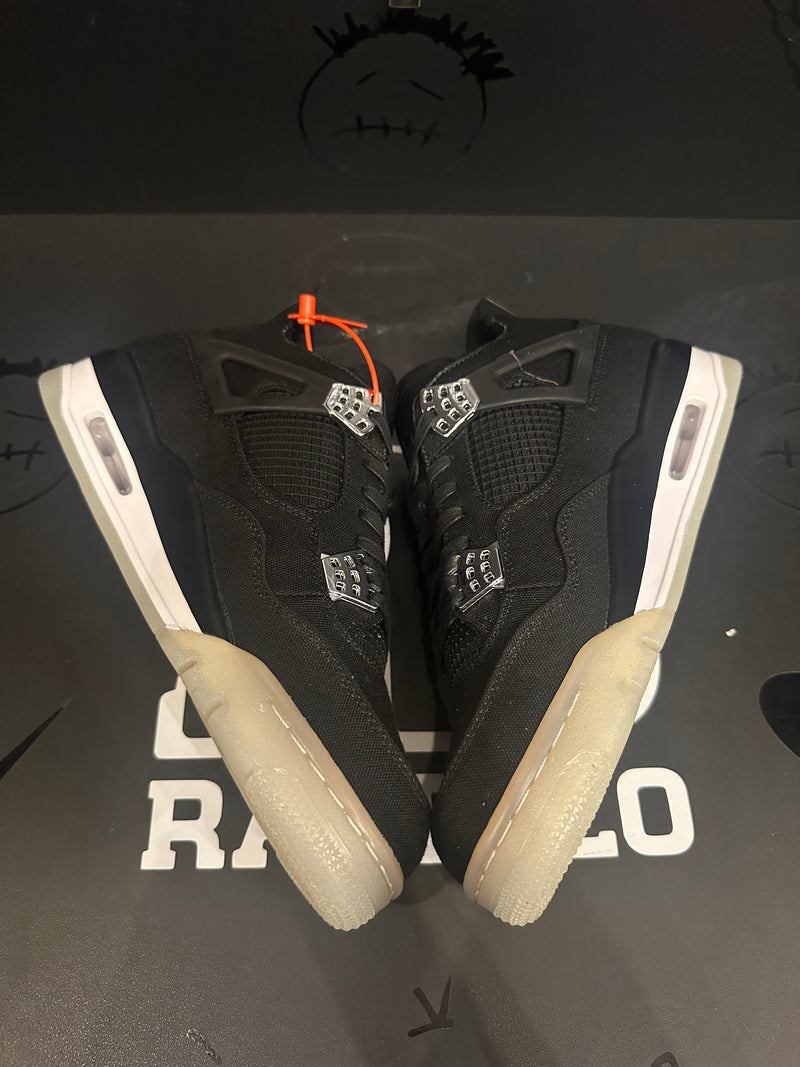Tênis Nike Air Jordan 4 Eminem x Carhartt Black Chrome - Pronta Entrega