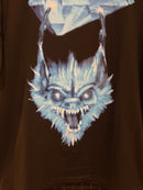 Camiseta Travis Scott Utopia Hyena Cactus Jack Face Tee Black - Pronta Entrega