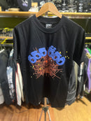 Camiseta Sp5der Preta/Azul/Vermelha - Pronta Entregaa