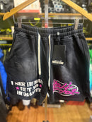 Short Hellstar Preto “I See Human But No Humanity” - Pronta Entrega