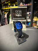 Relógio Casio Vintage A138 Preto Fundo Azul - Pronta Entrega