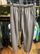 Calça Moletom Essentials “Fear Of God” Cinza Com Punho - Pronta Entrega