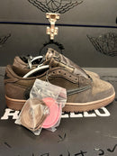 Tênis Nike Air Jordan 1 Low Sp x Travis Scott Velvet Brown - Pronta Entrega