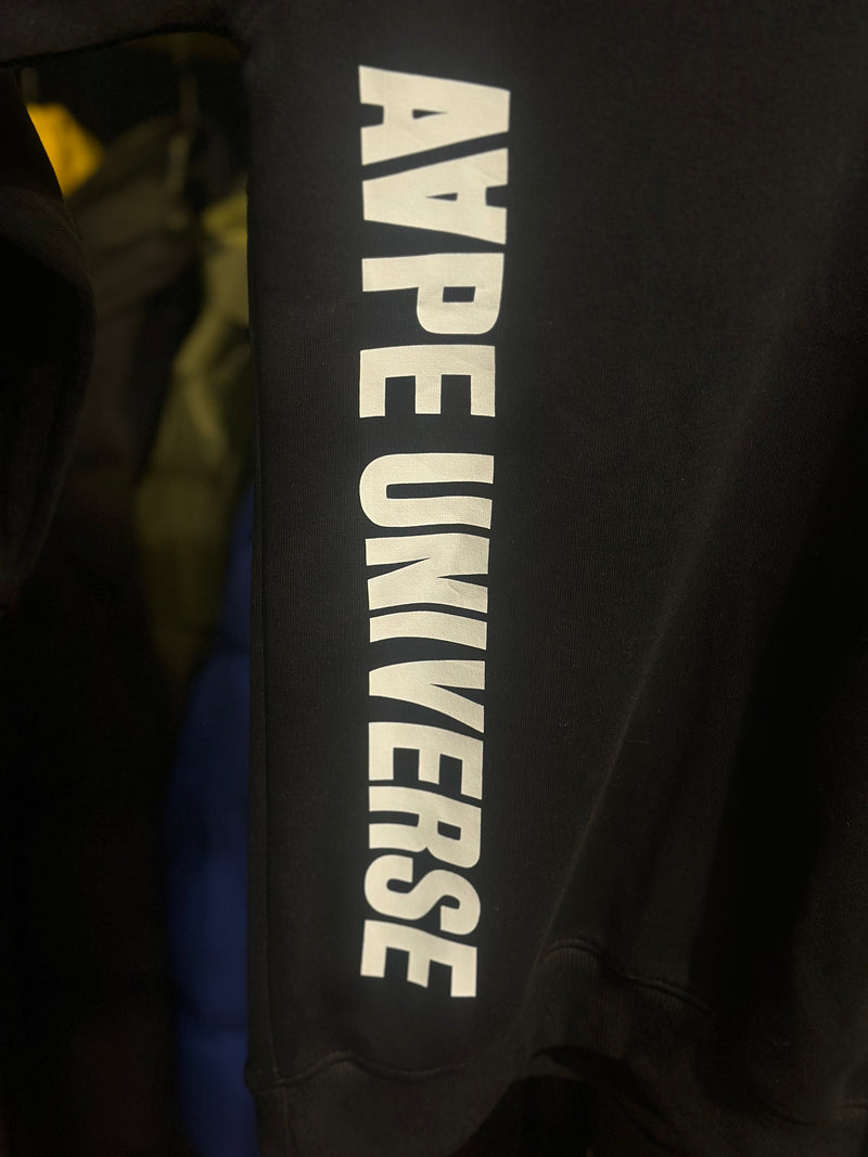 Moletom AAPE By A Bathing APE Preto - Pronta Entrega