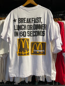 Camiseta TRAVIS SCOTT x MC DONALDS Branca - Pronta Entrega