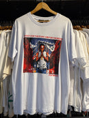 Camiseta VLONE Pop Smoke Cartoon Branca - Pronta Entrega