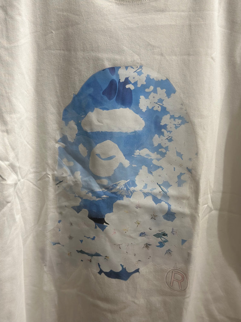 Camiseta BAPE A Bathing Ape Branca - Pronta Entregar