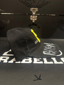 Boné Balenciaga Preto Print Aba Curva - Pronta Entrega