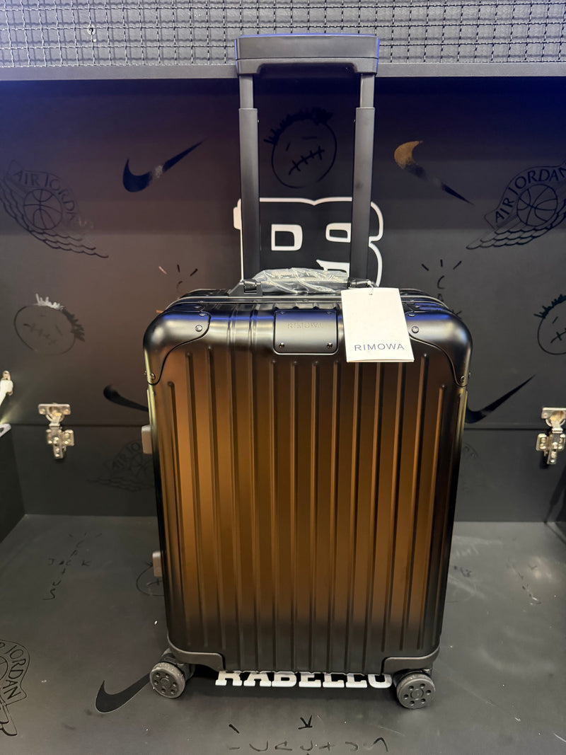 Mala de Bordo Rimowa Cabin S 55x40x20 CM Carry-On Aluminium Black - Pronta Entrega