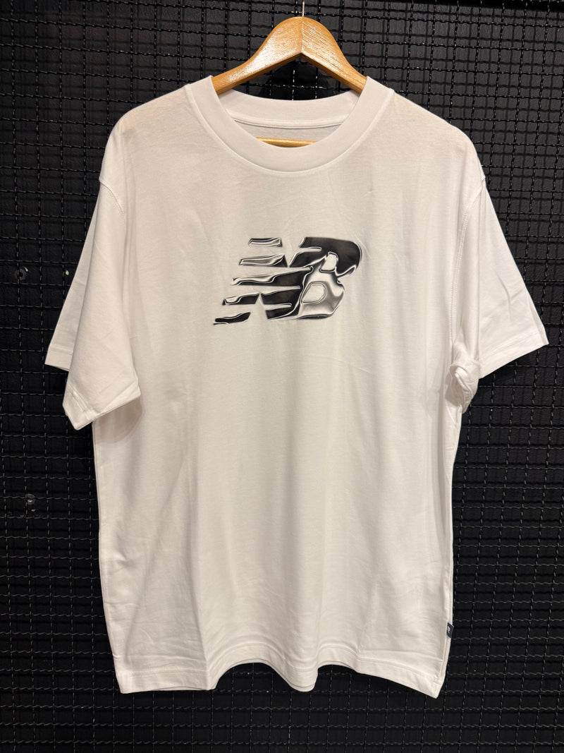Camiseta New Balance Aluminium White - Pronta Entrega