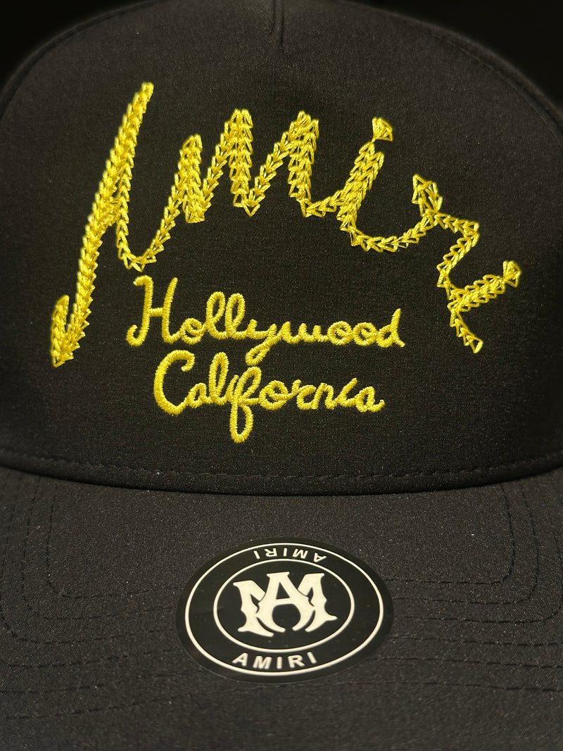 Boné Aba Curva Amiri Hollywood - Pronta Entrega