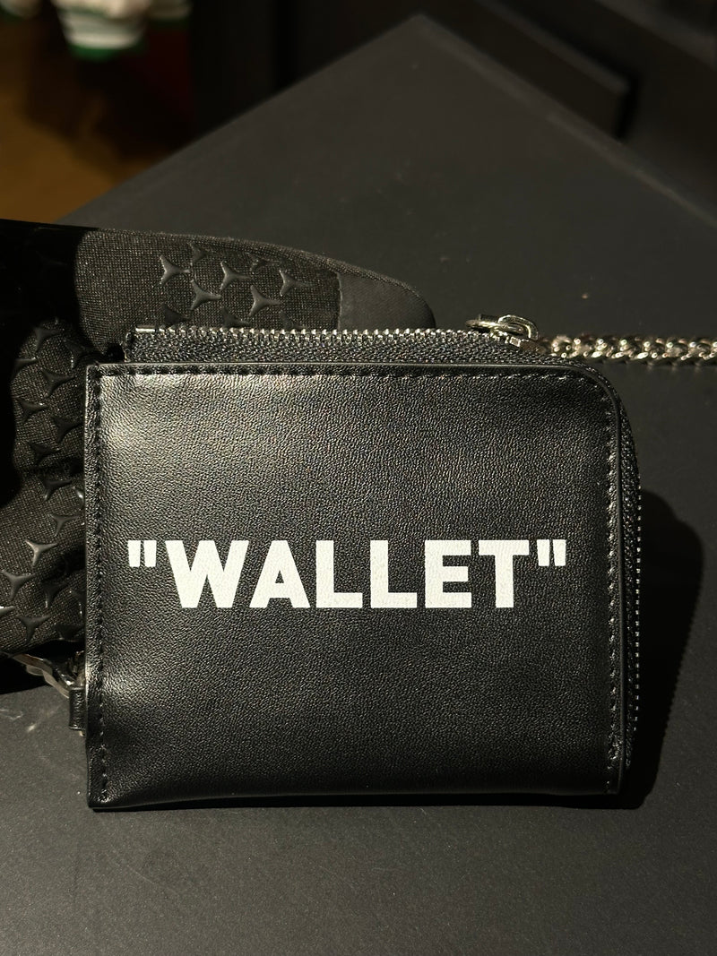 Carteira Off-White “WALLET” Preta - Pronta Entrega