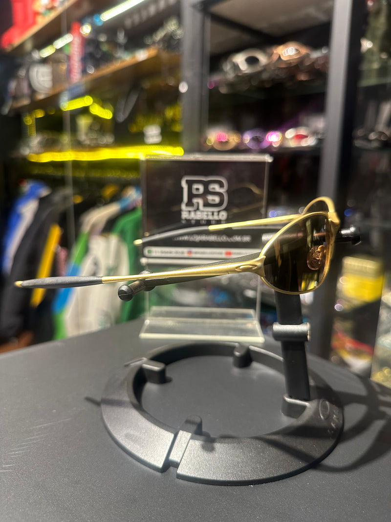 Óculos Oakley Wire Gold Lente Dourada - Pronta Entrega