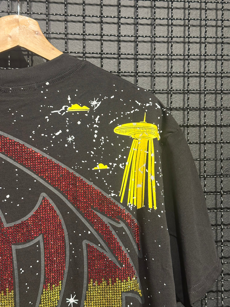 Camiseta Mixed Emotions Ranger Rhinestone Black - Pronta Entrega