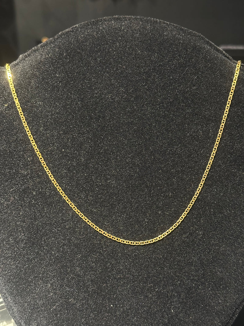 Corrente Banhada 50 CM - Pronta Entrega