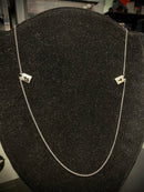 Colar Aço Escapulário com Cruz 60 CM - Pronta Entrega