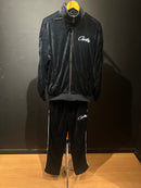 Conjunto Corteiz VVS Velour Jacket Black - Pronta Entrega