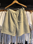 Short Essentials Moletinho Creme - Pronta Entrega