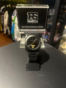 Relógio Bvlgari Black Ponteiros Dourados Fundo Black - Pronta Entrega