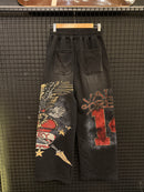 Calça Moletom Valley Dreams Eagle Heart Black - Pronta Entrega