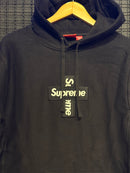 Moletom Supreme Cross Box Logo Black - Pronta Entrega