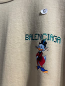 Camiseta BLENCIAGA “PATO DONALD” Bege - Pronta Entrega