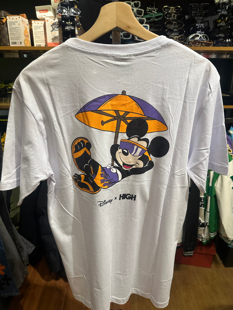Camisa High X Disney Branca Mickey Mouse - Pronta Entrega