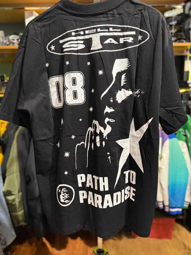 Camiseta Hellstar ‘08 Path To Paradise Preto - Pronta Entrega