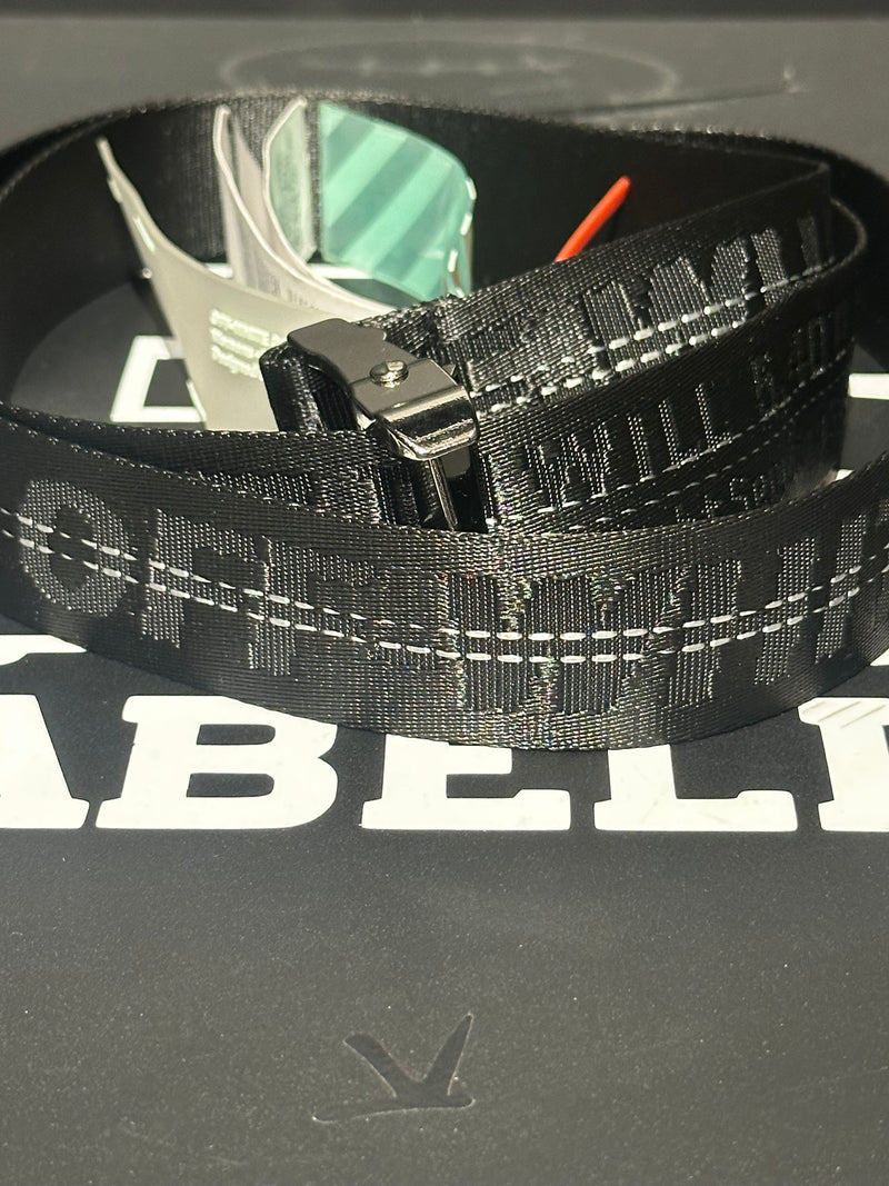 Cinto Off-White Industrial Black - Pronta Entrega