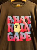 Camiseta BAPE ABAT HOW GAPE Preta - Pronta Entrega
