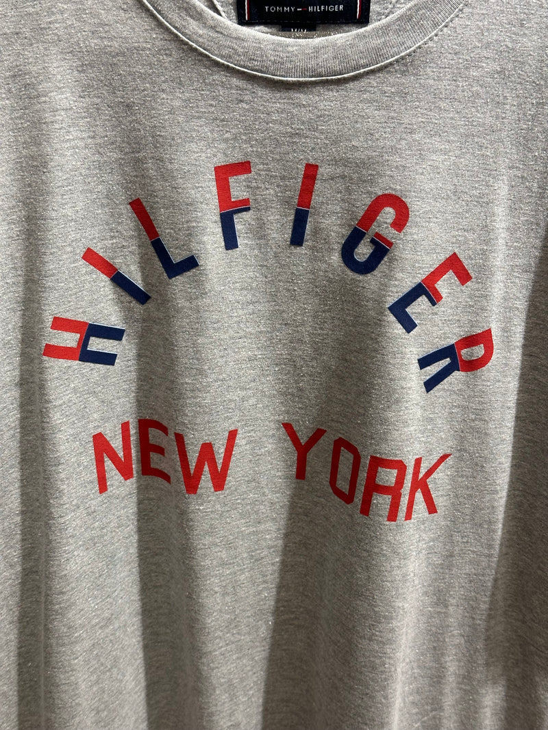 Camisa Tommy Hilfiger New York Gray/Red/Blue - Pronta Entrega