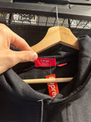 Moletom Supreme Box Logo com Capuz Preto - Pronta Entrega