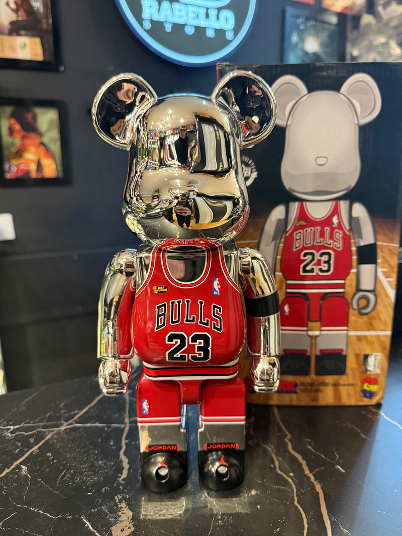 Bearbrick Michael Jordan 1998 Last Shot 400% Medicom Toy Be@Rbrick 2023 Limited Boneco Colecionável 28cm - Pronta Entrega