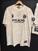 Conjunto Bape x Inter Miami Camiseta + Short White - Pronta Entrega