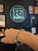 Pulseira Chrome Hearts 20’CM Slim Aço inoxidável - Pronta entrega