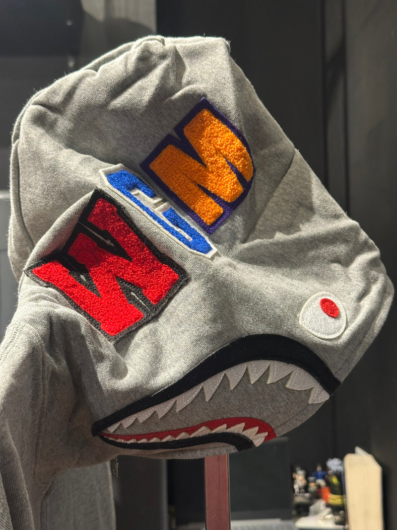 Jaqueta Bape Camo Shark Gray Full Zip - Pronta Entrega