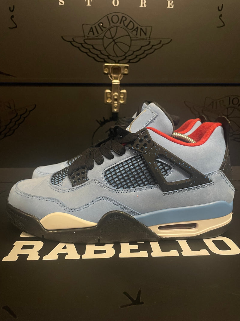 Tênis Nike Air Jordan 4 x Cactus Jack University Blue - Pronta Entrega