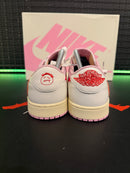 Tênis Nike Air Jordan 1 Low x Travis Scott "Sail Tropical Pink" - Pronta Entrega