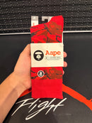 Meia Bape Cano Alto Camo Red  - Pronta Entrega