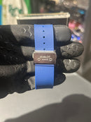 Relógio Hublot Silver Fundo Blue - Pronta Entrega