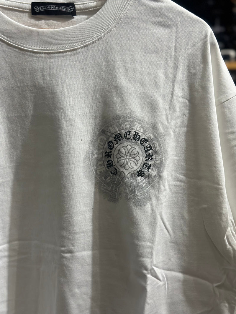 Camiseta Chrome Hearts Big Logo Branca - Pronta Entrega